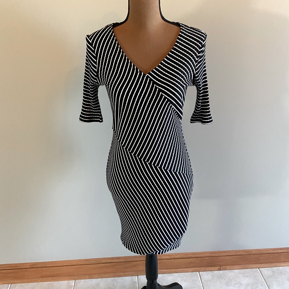 Black and white dress